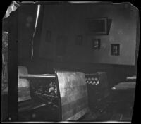 Classroom in a school where H. H. West's cousin, Nella Brydolf, was a teacher, Burlington, 1900