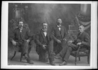 Four sons of Edward Ground, who traveled with the Butler Train in 1853 ...