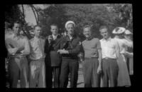 Attendees of the Iowa Picnic in Bixby Park, Long Beach, 1938