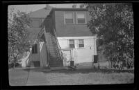 Backside of H. H. West's residence on Griffin Avenue, viewed from the yard, Los Angeles, 1943