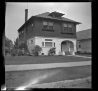 H. H. West's residence on Griffin Avenue dons a new coat of paint, Los Angeles, about 1937