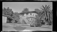 Residence of Wayne West, viewed at an angle from the southwest, Santa Ana, 1946