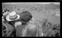 Avalon Bay, viewed from the approaching S. S. Catalina, Santa Catalina Island, 1948