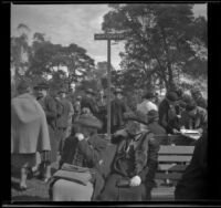 Attendees of the Iowa Picnic in Lincoln Park, Los Angeles, 1940