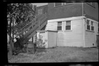 Backside of H. H. West's residence on Griffin Avenue, viewed at an angle, Los Angeles, 1943