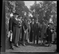 Attendees of the Iowa Picnic in Lincoln Park, Los Angeles, 1940