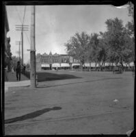 View of the town square, Red Oak, 1900