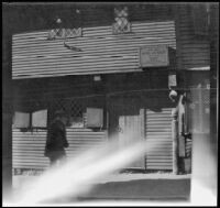 Paul Revere House with a historical marker hung at the front, Boston, 1914