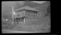 Residence of a Native American chief, viewed at an angle, Saxman, 1946