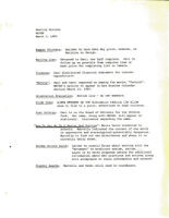 Coordinating Committee Meeting Minutes - March 3, 1983