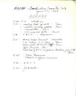 Coordinating Committee Meeting Agenda - June 16, 1983