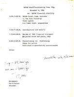 Board of Directors/Coordinating Committee Meeting Minutes - November 4, 1982