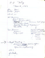 Coordinating Committee Meeting Minutes - November 3, 1983