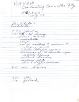 Coordinating Committee Meeting Minutes - August 19, 1982