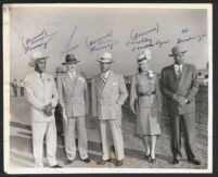 George Ramsey, Al Ramsey, Dorothy Dandridge, and Eddie Burbidge, Tijuana, Mexico, 1947