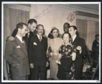 International Film and Radio Guild (IFRG) fetes journalists, Los Angeles, Feb. 22, 1946