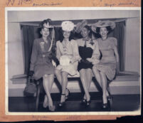 Dorothea Towles and Hazel Shumate at a fashion show, Los Angeles, May 1946