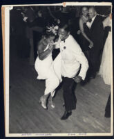 Hazel Moreland dancing with Billy Rowe at a formal, Los Angeles, 1940s