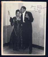 Jimmy Mundy and an unidentified woman, Los Angeles, 1940s