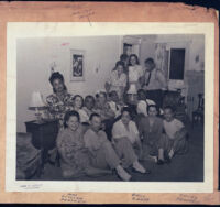 Party at photographer George Cutler's house, Los Angeles, 1940s