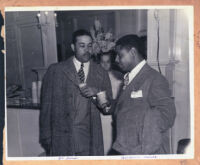 Boxer Joe Louis and comedian Wonderful Smith, Los Angeles, 1940s