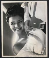 African American singer Madeline Green (headshot), taken in Chicago, 1940s