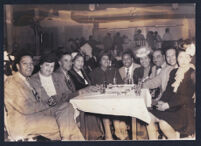Members of The Charioteers and others out at a nightclub, San Francisco, 1940s