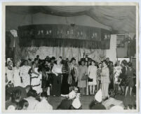 Drag contest hosted by Bill Hefflin at the Club Alabam, Los Angeles, 1940s