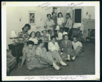 Party at photographer George Cutler's house, Los Angeles, 1940s