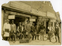 Walter L. Gordon, Sr.'s shoeshine parlor, Santa Monica, 1910s