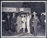 Picnic party near E. 109th Street and Central Avenue, Los Angeles, 1940s