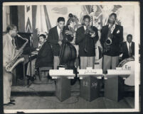 J. D. King and his band, Los Angeles, 1940s