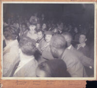 Tricky Davis, Alyce Key, Della Miles and Mae Johnson at a show, Los Angeles, 1940s