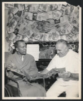 Andy Razaf and his caretaker, Los Angeles, 1950s