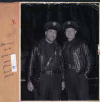 Officers Kenneth Davis and Red Harris, Los Angeles, 1940s