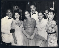 Black tie event in Los Angeles, 1940s