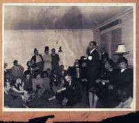 Gathering attended by Earl "Red" Griffin, Freddy Clark, and others, Los Angeles, 1940s