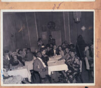 Group including Floyd Snelson and Henry Armstrong, Los Angeles, 1940s