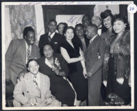 African American actors, Los Angeles, 1940s