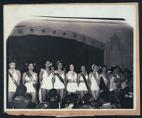 Bathing beauty contest at the Elks Lodge, Los Angeles, 1940s