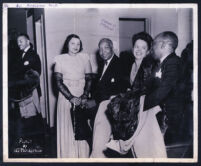 Dr. John M. Robinson and Mr. and Mrs. Curtis C. Taylor, Los Angeles, 1940s