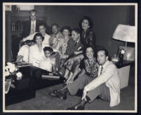 At home with friends, Los Angeles, 1950s