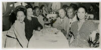 Elmer Fain, Les Hite, Nat King Cole and Maria Cole, New York City, 1947