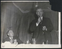 H. Claude Hudson and an unidentified man, Los Angeles, 1940s