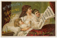 Mrs. Winslow's Soothing Syrup for children teething [inscribed]