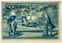 "Sapanule" sold by all druggists [inscribed]