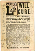 Carter's Little Liver Pills [inscribed]