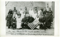 American volunteers and their French friends in World War I, circa 1917