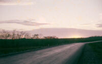 Mexico (Jalisco) - Country road at sunset, between 1960-1964