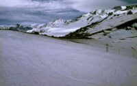 Chile (Farellones) - Snow-covered mountains, between 1966-1967